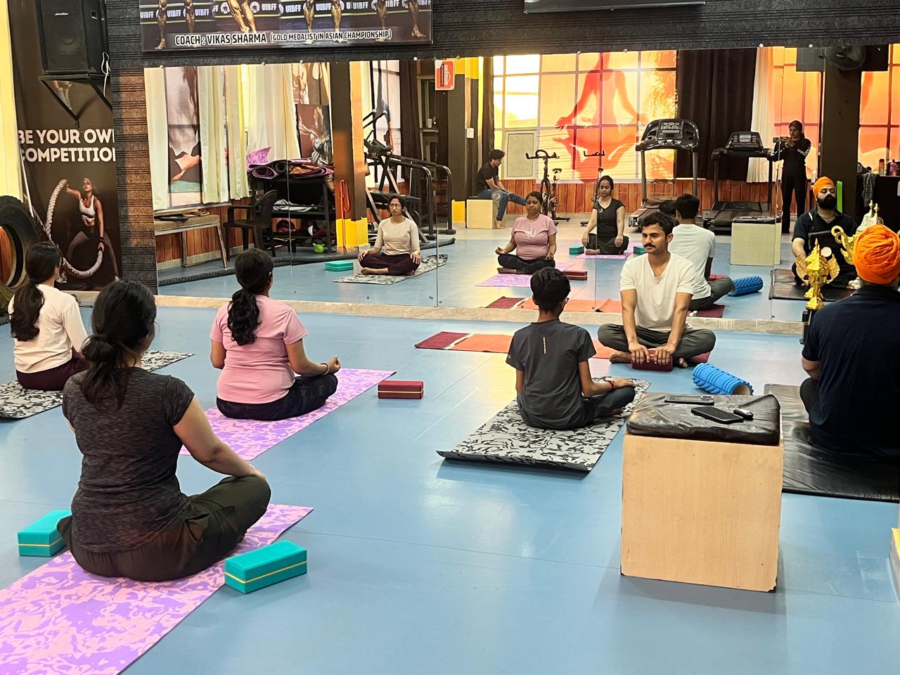 Art of Yog conducting yoga classes in Panipat studio
