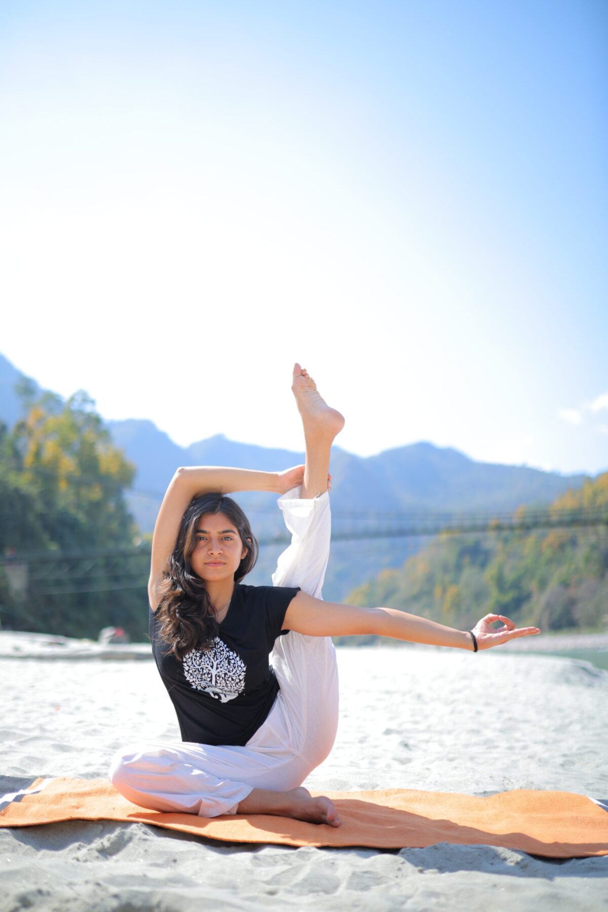 Yoga Asana at Ganga Ghat